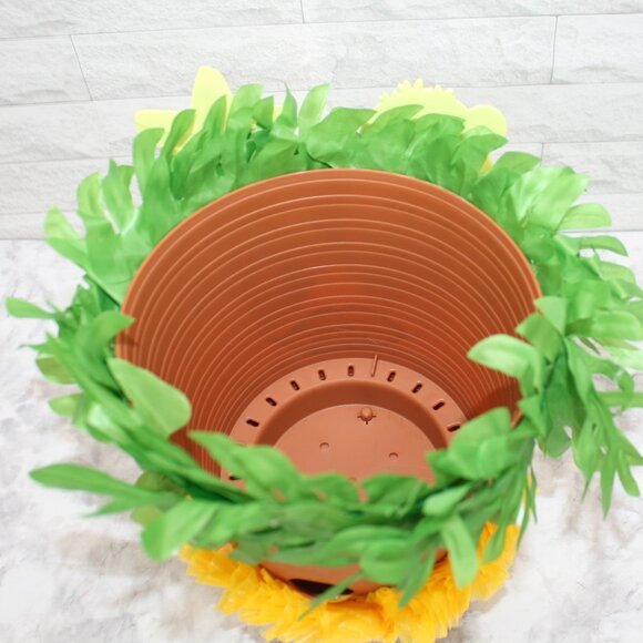 HAND CRAFTED Pot Head Avocado Planter Upcycled Lady Face Fiesta Decor Guacamole - Picture 5 of 13